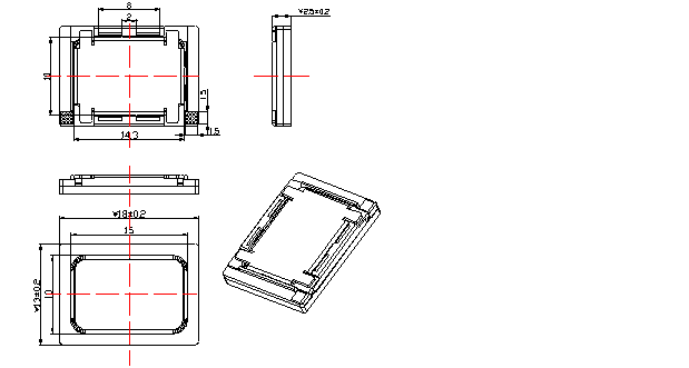 Mobile Phone Miniature Speaker DX131823 Size.png